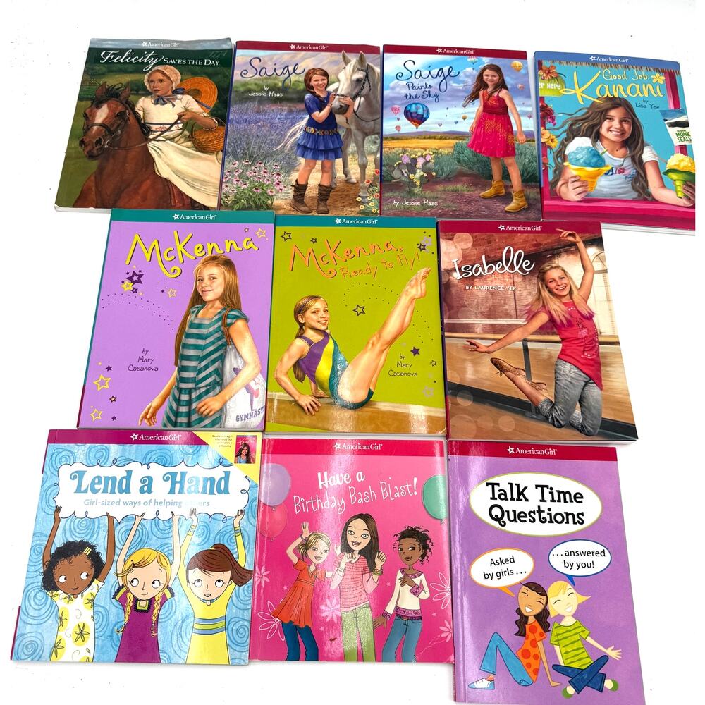 American Girl Set of 10 Books